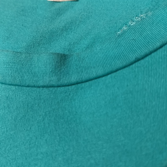 VICTORIA'S SECRET PINK T-Shirt MINT AQUA TEAL #86 BLING Sequined RARE HTF Sz XL - Picture 16 of 16